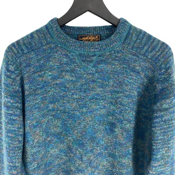 VTG EDDIE BAUER 100% Shetland Wool Sweater - Picture 5 of 16